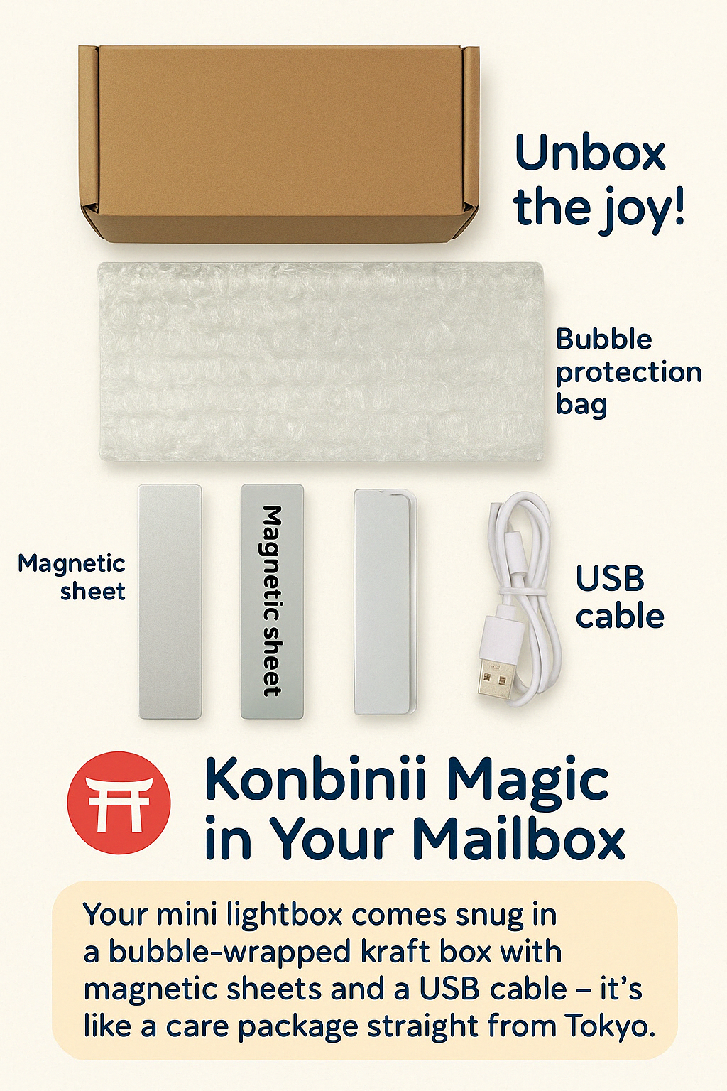 Konbini LightBox Magnets