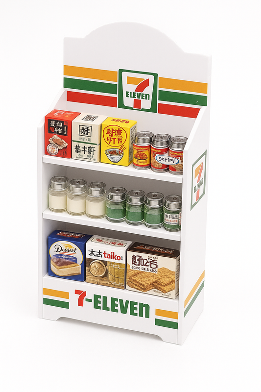 711 Shelf Magnet + 30 Snacks