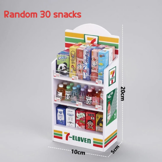 711 Shelf Magnet + 30 Snacks